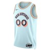 Dres San Antonio Spurs Prilagođeni Nike 2024-25 City Edition Plava Swingman
